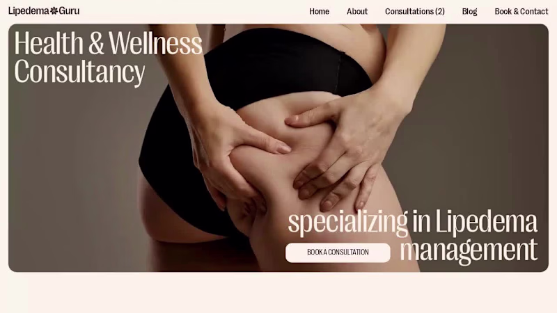 Cover image for Lipedema Guru – Health & Wellness Website