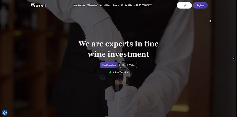 Cover image for WineFi Website Redesign