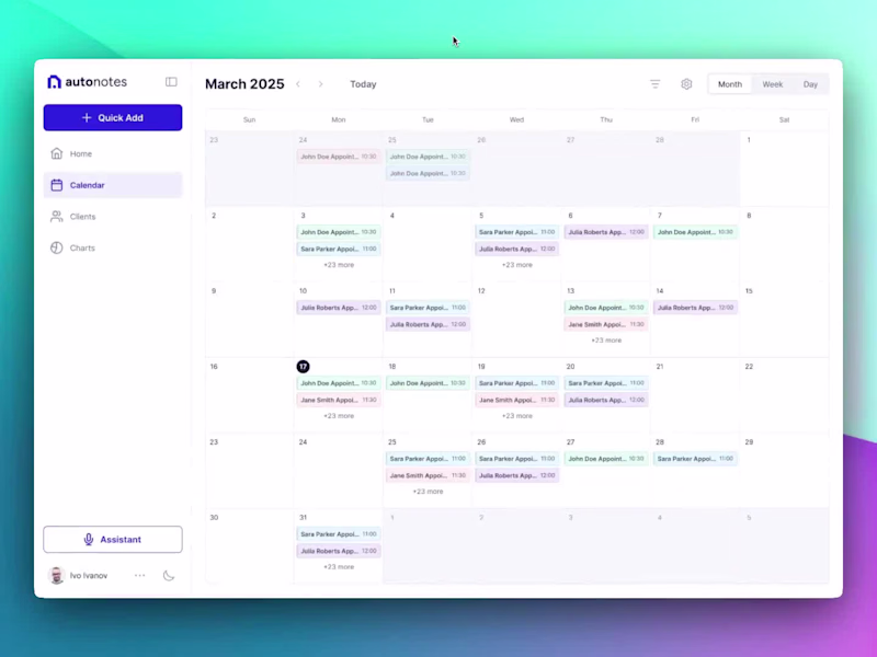 Cover image for UI/UX Facelift and Calendar View for Autonotes.ai