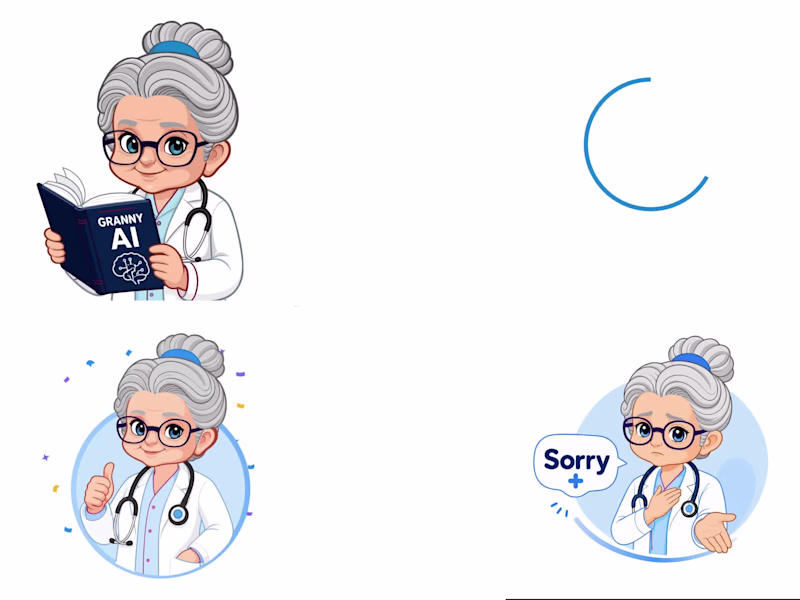Cover image for Granny AI: Rive Animations & SVG for a Pediatric Health App