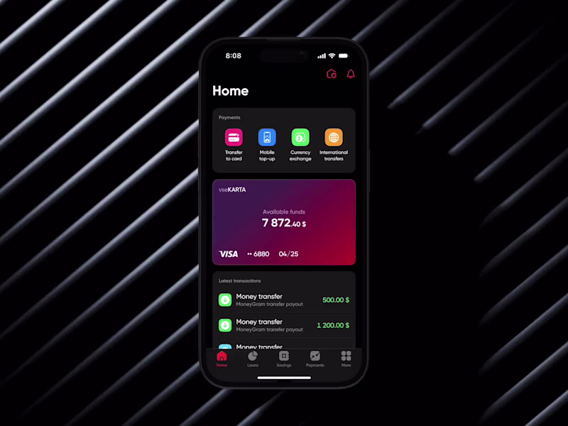 Cover image for MoneyGram Transfer Payout in PUMB－Banking App