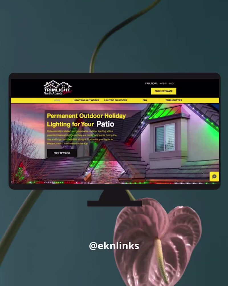 Cover image for Website Design - Trimlight of North Atlanta