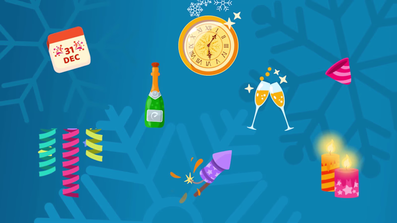 Cover image for Festive New Year Rive Animations