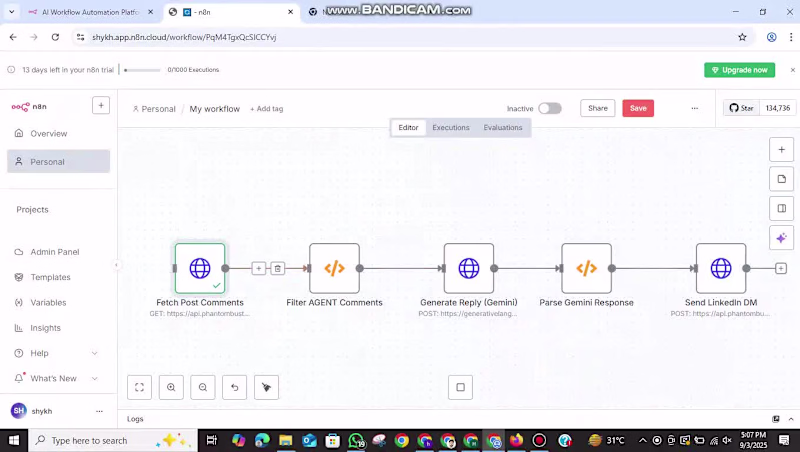 Cover image for LinkedIn Auto DM Responder Development