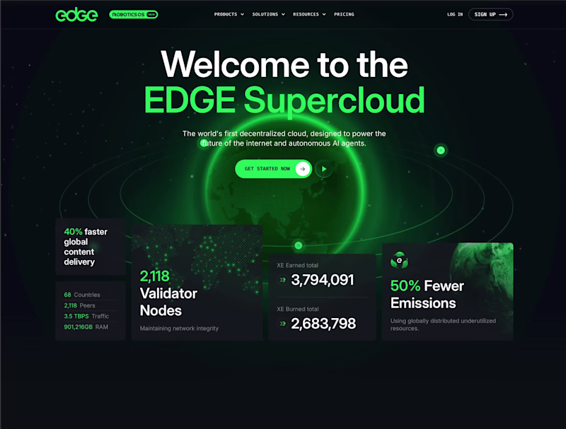 Cover image for Edge Network • Rich Layouts • Advanced Interactions 