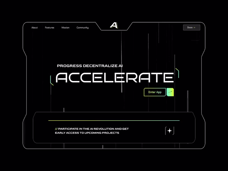 Cover image for UI UX for ACCELERATE 
Decentralize