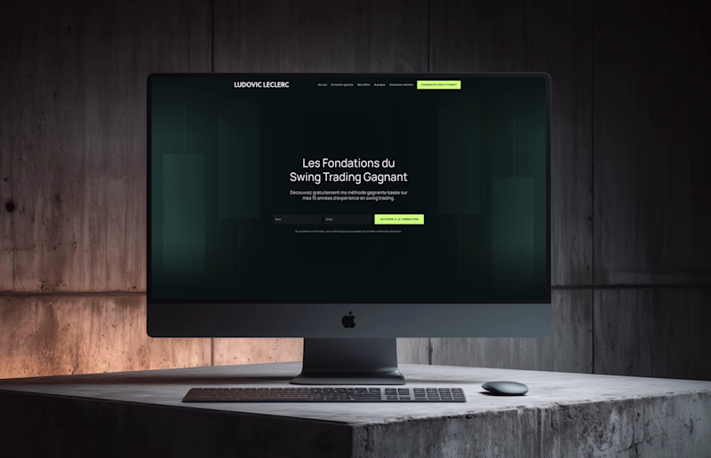 Cover image for Ludovic Leclerc | Branding + Kajabi Website Development