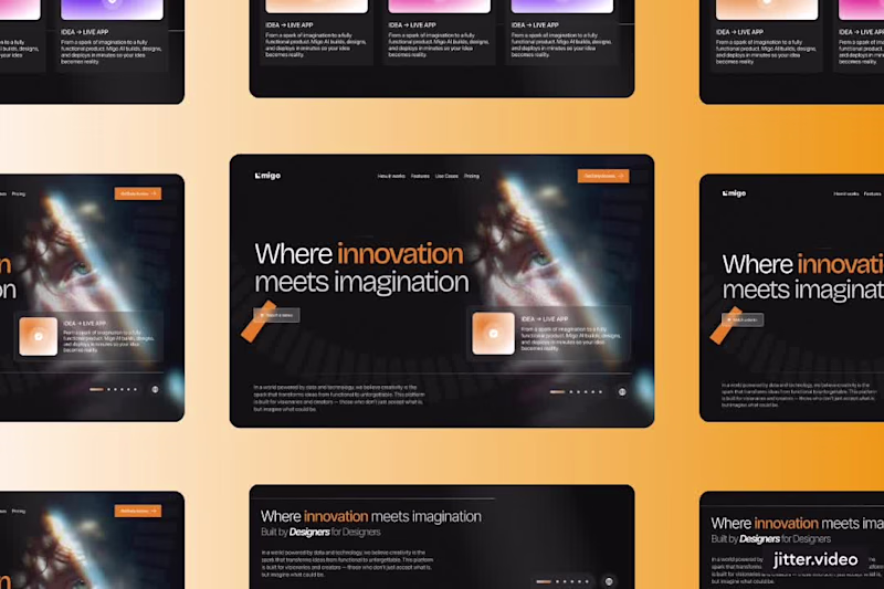 Cover image for Website Design for Migo AI*