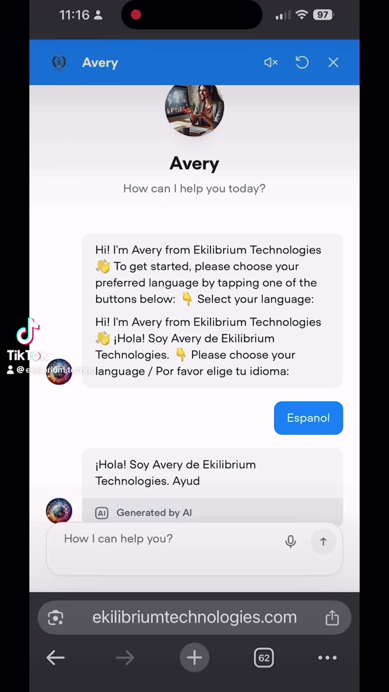 Cover image for Live demo of a bilingual