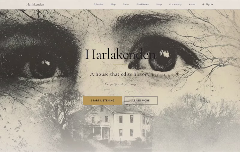 Cover image for Harlakenden, a house that edits history