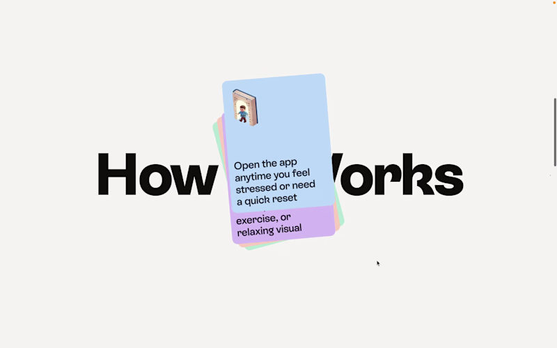 Cover image for Landingpage for MindfulMoments