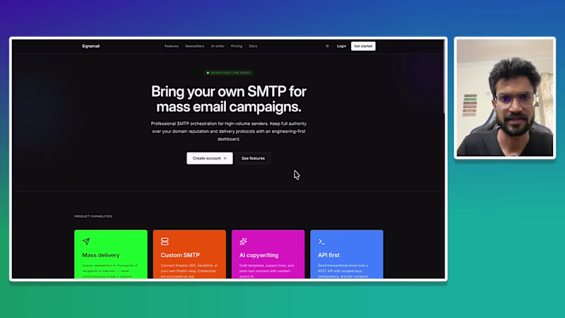 Cover image for Signamail — AI-Assisted SaaS Development