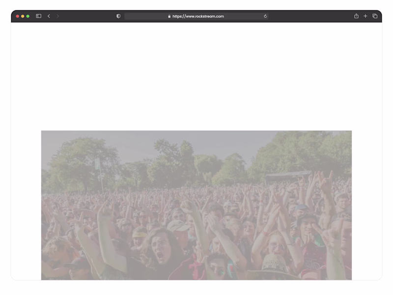 Cover image for RockStream Festival Website Redesign