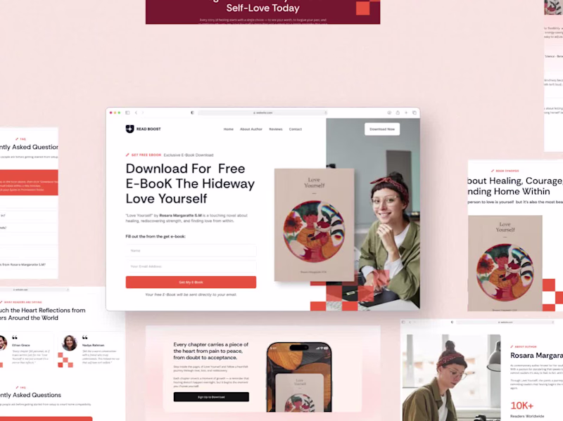 Cover image for This concept is an E-Book Download Website created to empowe...