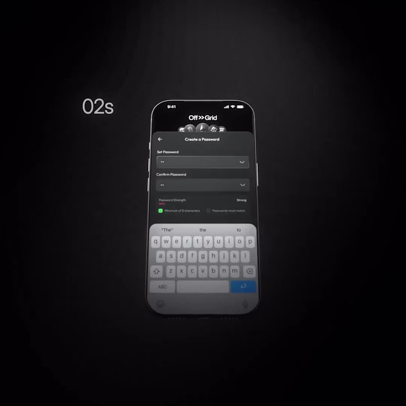 Cover image for Offgrid card detail animation 