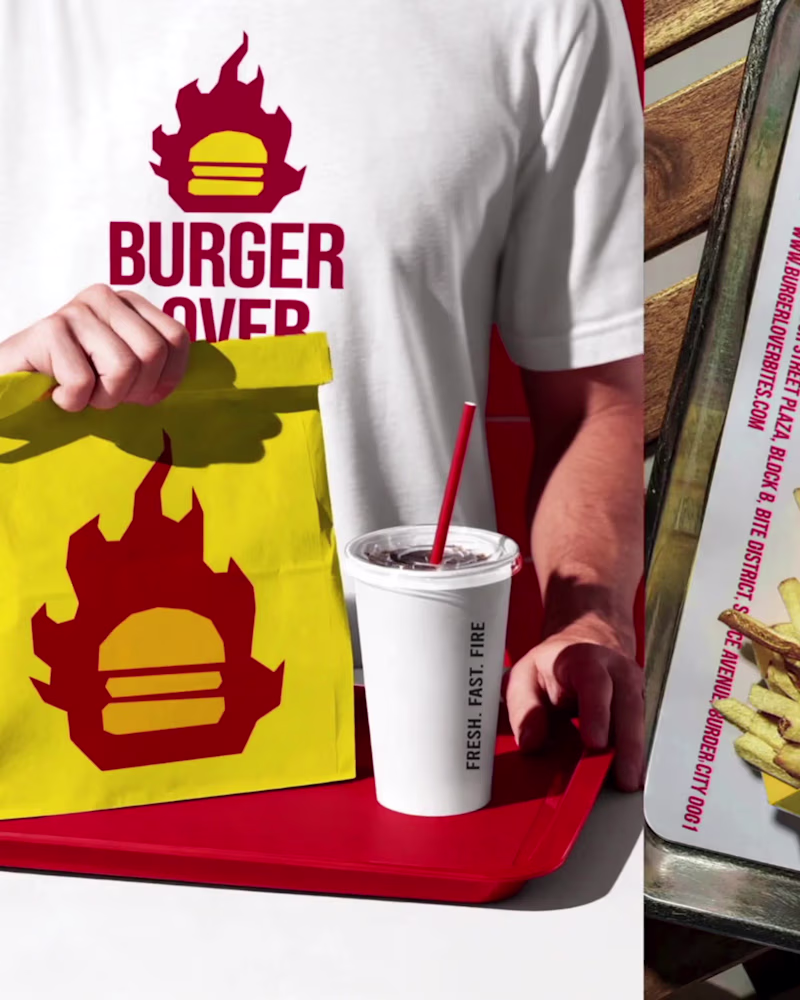 Cover image for Project Showcase: Brand Identity Design for Burger Lover 🍔�...