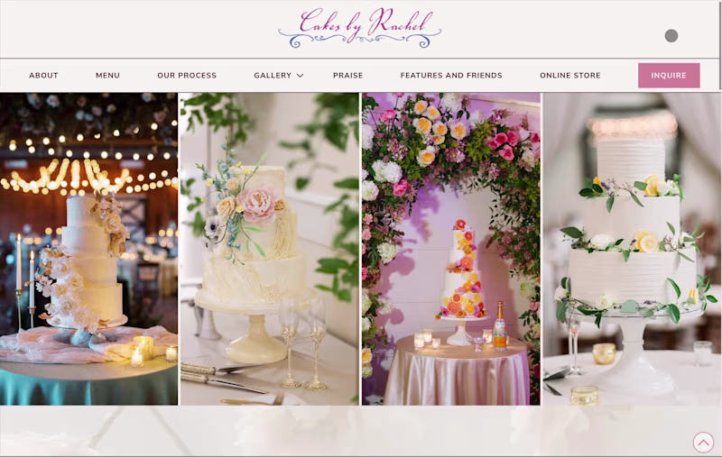 Cover image for Cakes by Rachel