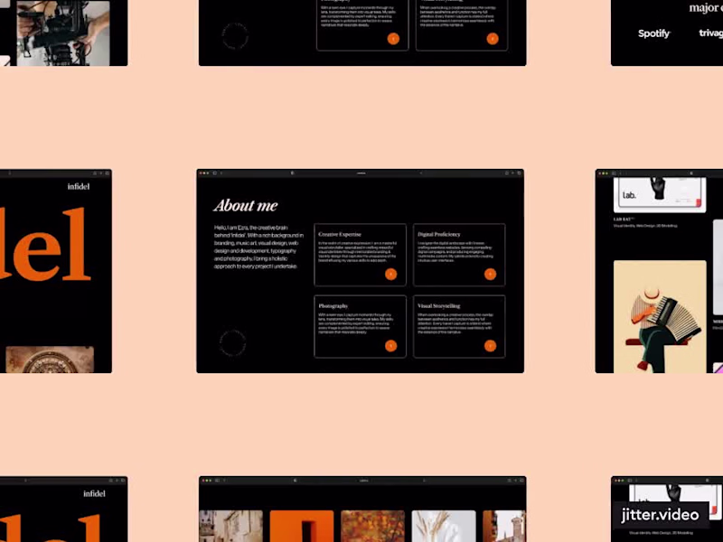 Cover image for Infidel - a portfolio website design