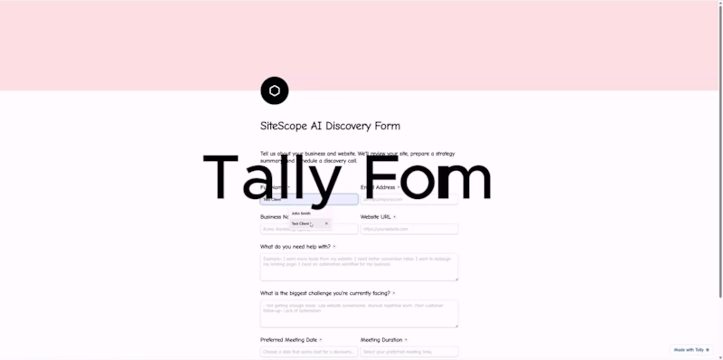Cover image for Built SiteScope AI, an AI-powered