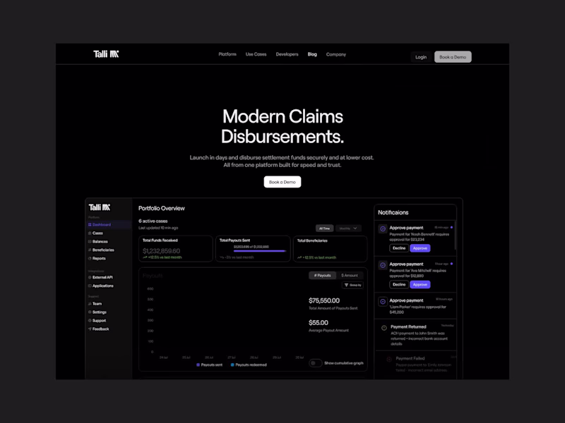 Cover image for Talli Website Redesign and Branding Refresh