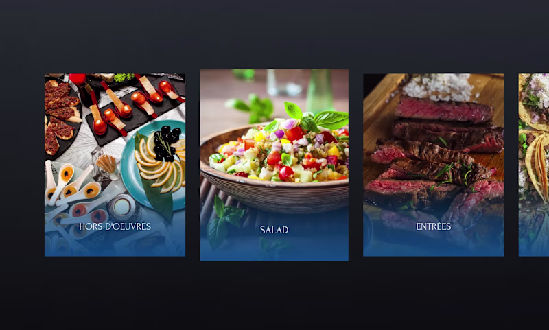Cover image for WIP of the day! Behind the scenes of a catering menu rebrand...