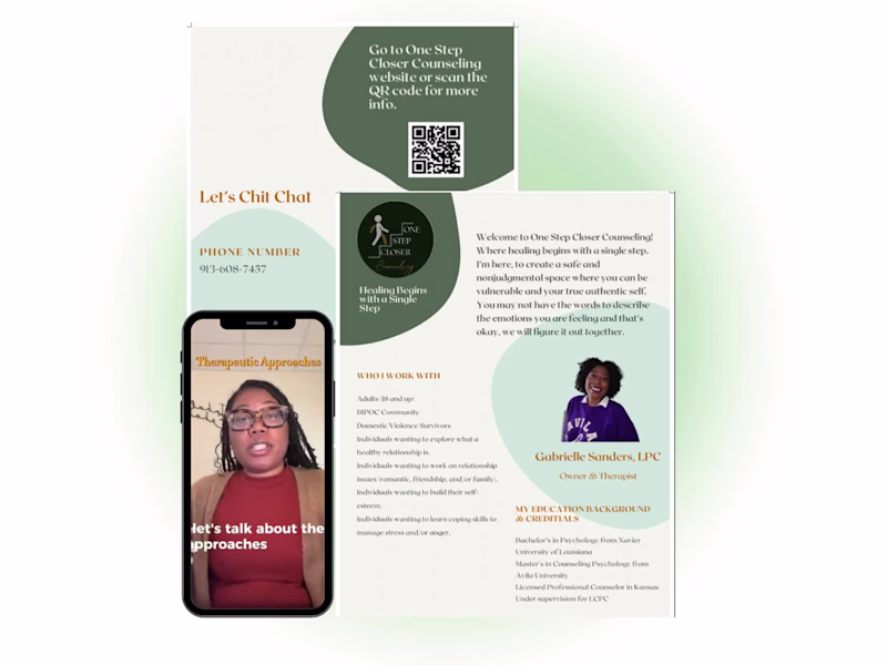 Cover image for Flyers created for One Step