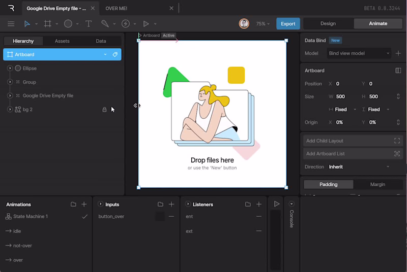 Cover image for Tiny Motion Animation with Rive