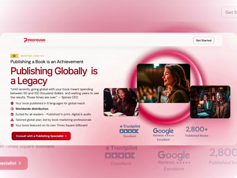 Cover image for Profound Publishers Website Redesign