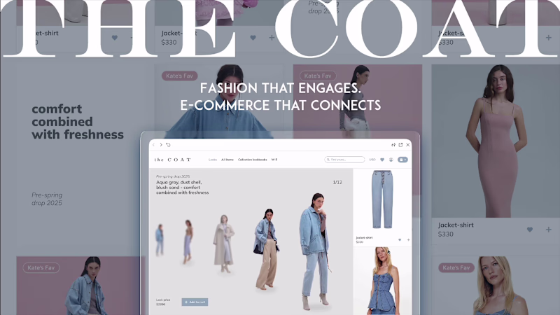 Cover image for Digital Runway: Fashion Lookbook E-Commerce
