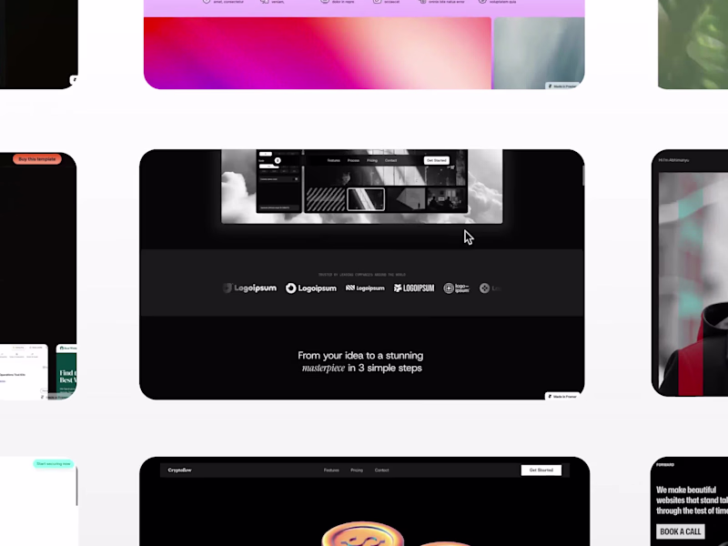 Cover image for Collection of Framer Projects 2025