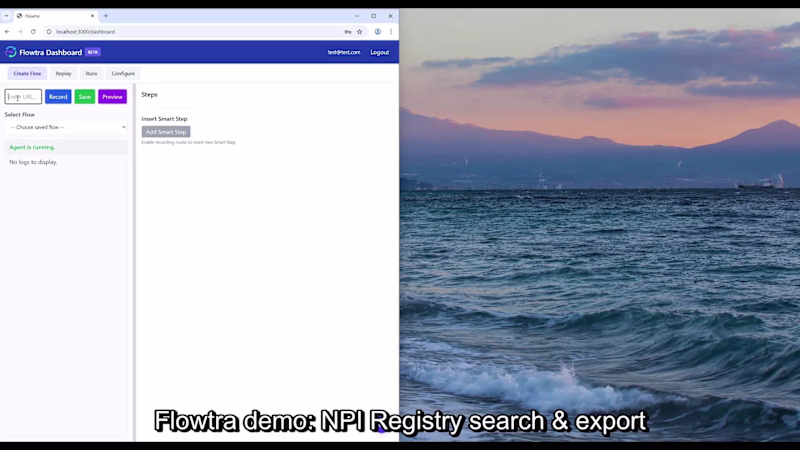 Cover image for Flowtra: Record → Replay →