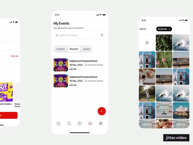 Cover image for Event Tick Mobile App Design