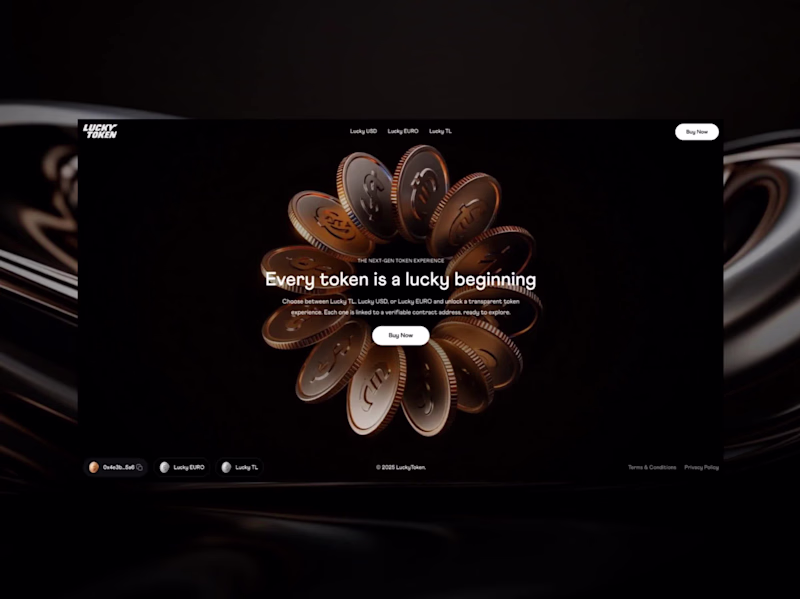 Cover image for LuckyToken Multi-Currency Crypto Experience Design