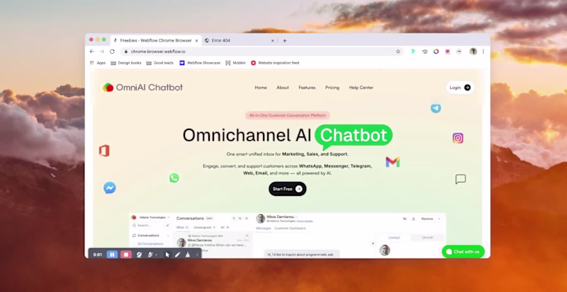 Cover image for Framer Website Development for AI Chatbot