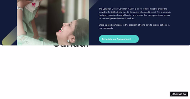 Cover image for olled out this CDCP-focused dental site—simple, smooth, and ...