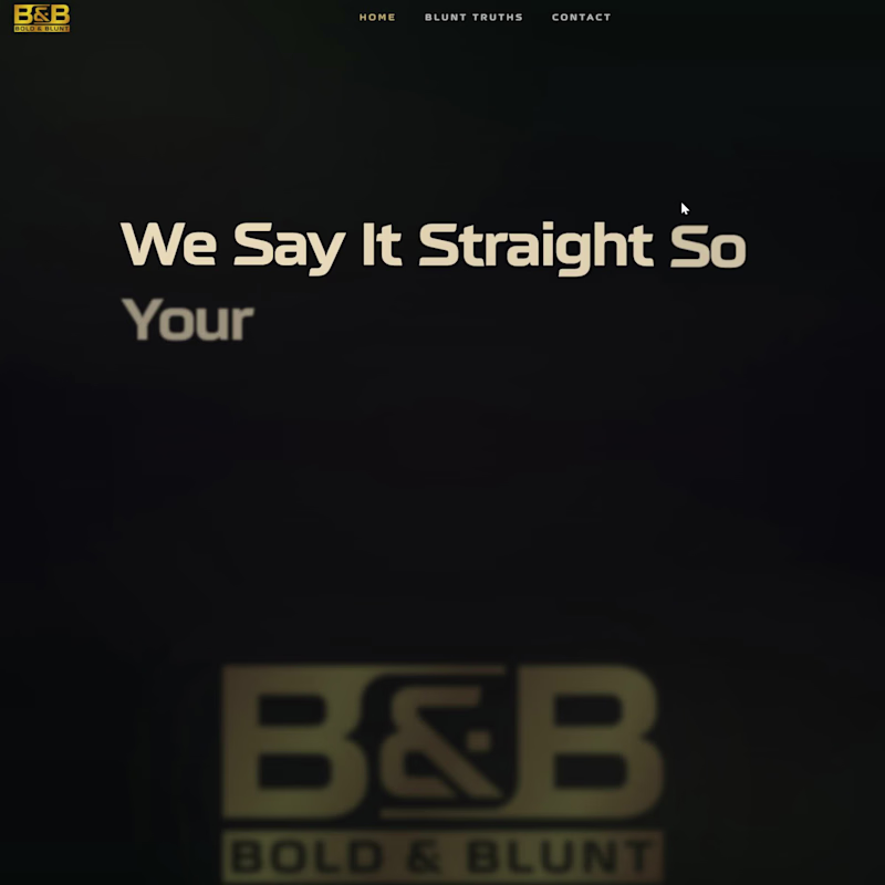 Cover image for Bold and Blunt — Elite