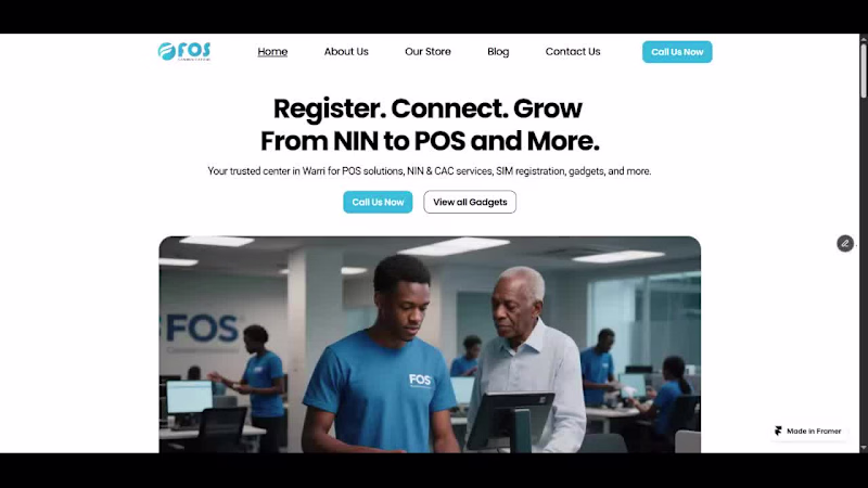 Cover image for FOS Communications Website Development