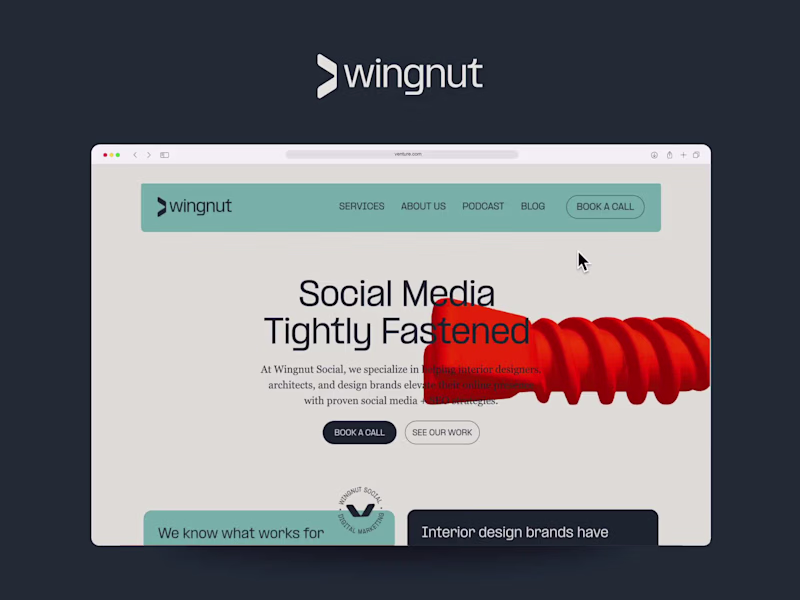 Cover image for Framer Website with 3D Spline for a Marketing Agency