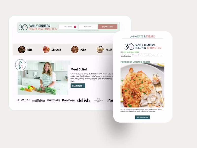 Cover image for Branded Lead Generation Flow for Julie’s Eats & Treats