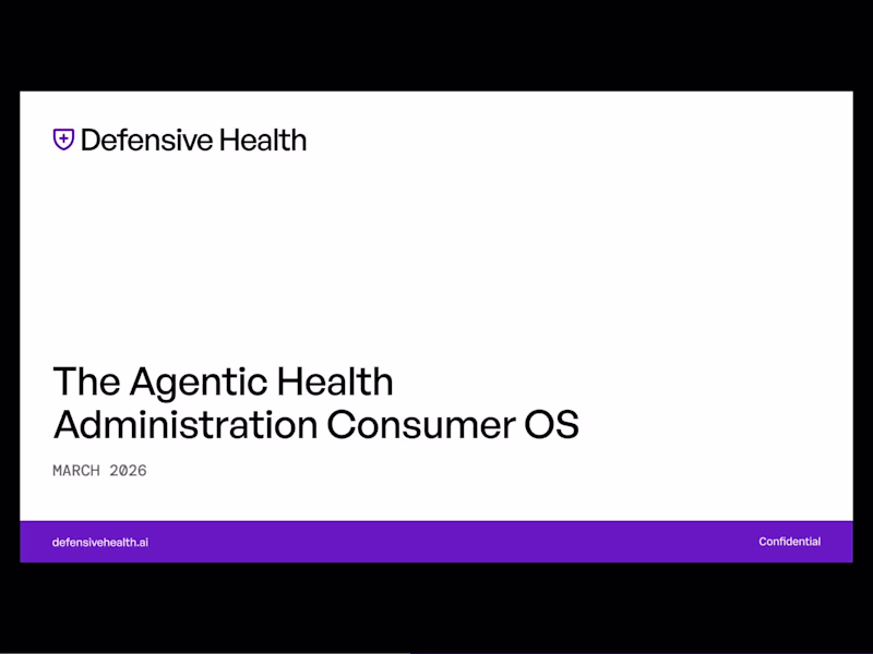 Cover image for Investor Pitch Deck for a Healthcare OS