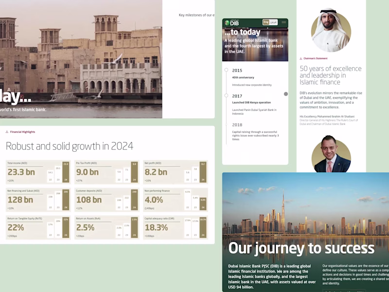 Cover image for Dubai Islamic Bank's Annual Report
