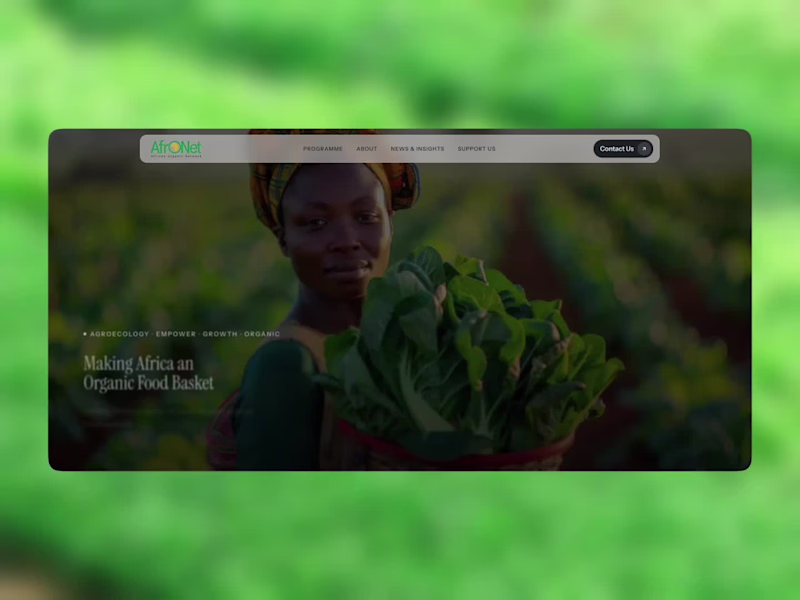 Cover image for AfrONet — the African Organic