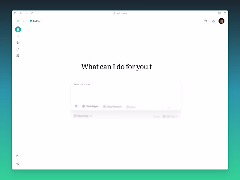 Cover image for Whizzy - AI Agent Platform