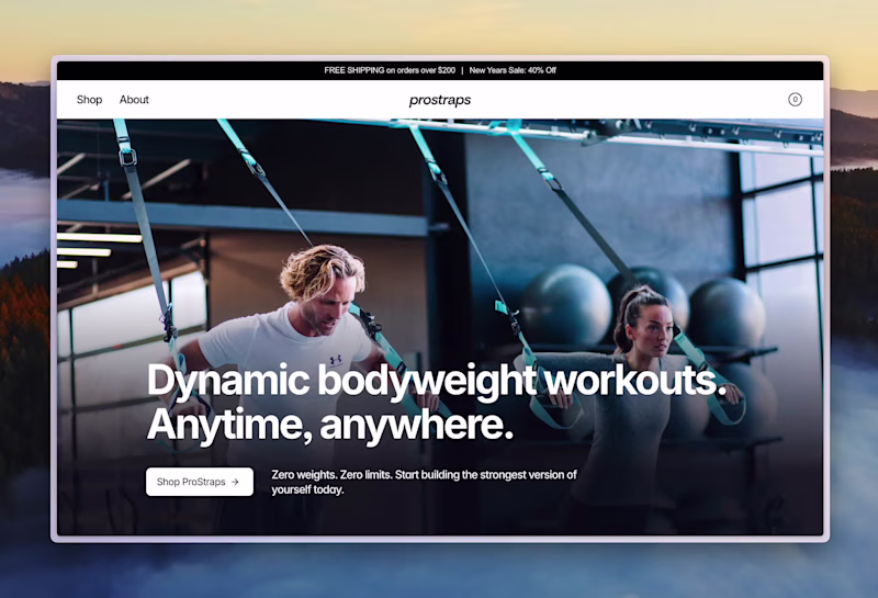 Cover image for ProStraps - Dynamic bodyweight workouts.