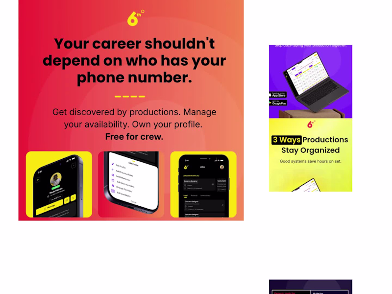 Cover image for Sixth Degree | Social Media Strategy & Paid Media