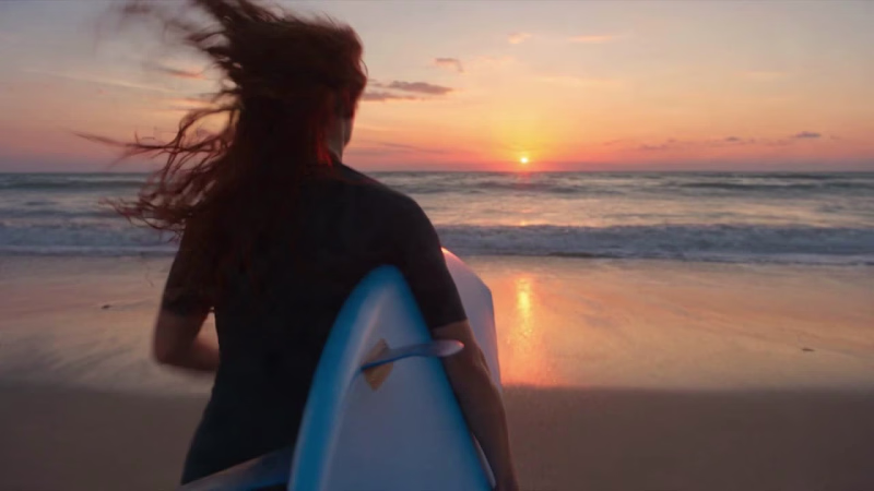 Cover image for Cinematic Surfer 🌊 A cinematic continuous-take journey foll...