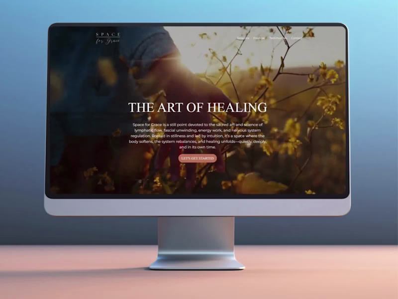 Cover image for Kajabi Sales Page for Space for Grace