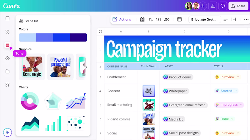 Cover image for Reimagine spreadsheets with Canva Sheets