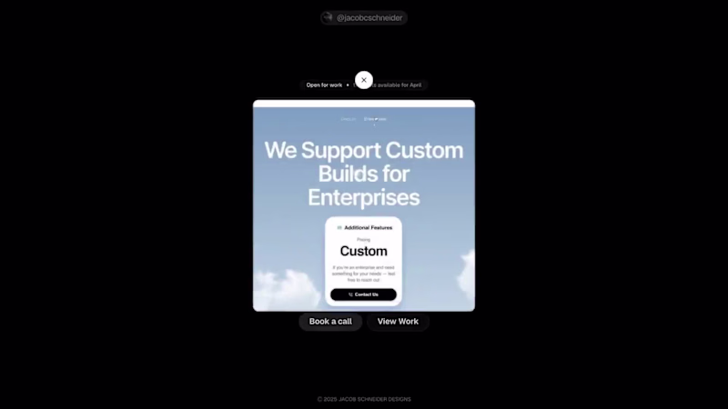 Cover image for Jacob Schneider Portfolio Website