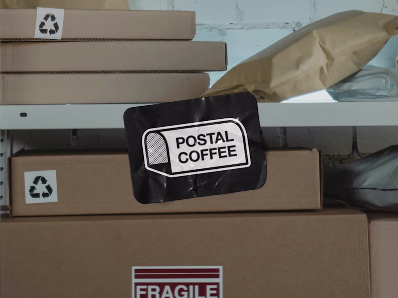 Cover image for Postal Coffee Brand Identity Development